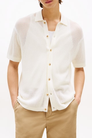 Chemise en coton biologique - Ivoire