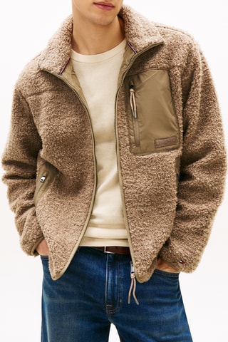 Veste de survêtement polaire - Taupe