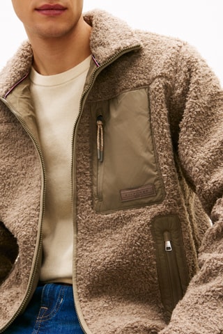 Veste de survêtement polaire - Taupe