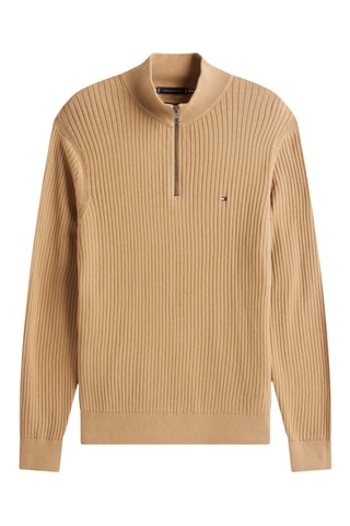 Pull en coton biologique et cachemire - Camel