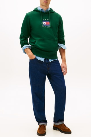 Sweat à capuche - Vert foncé