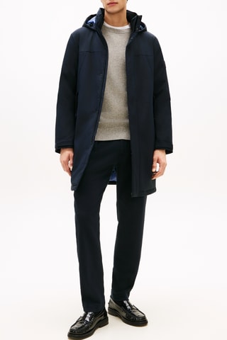 Parka à capuche - Bleu nuit