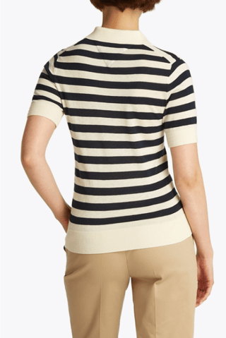 Polo en coton biologique - Bleu marine