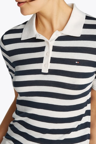 Polo en coton biologique - Bleu marine