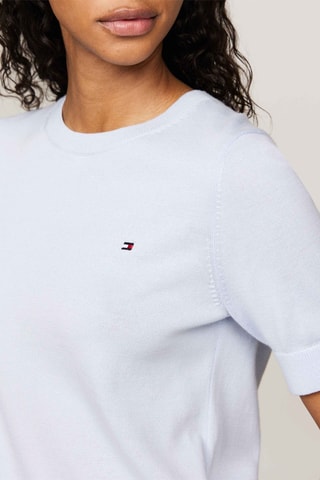 Top en coton biologique - Bleu