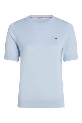 Top en coton biologique - Bleu