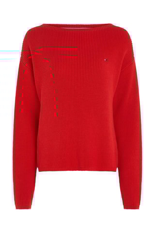 Pull en coton biologique - Rouge