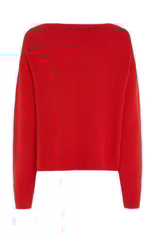 Pull en coton biologique - Rouge