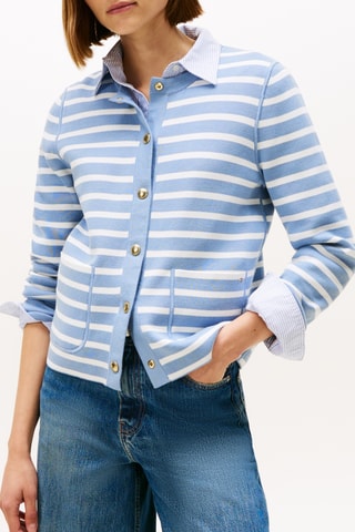 Gilet réversible en coton biologique - Ciel