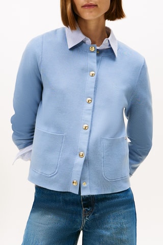 Gilet réversible en coton biologique - Ciel