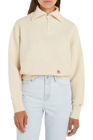 Pull en coton biologique - Ecru