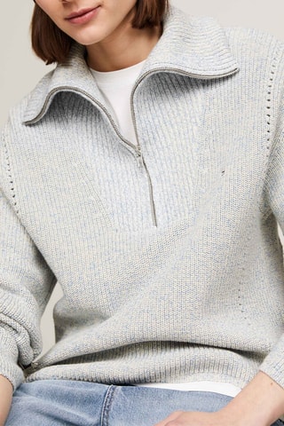 Pull en coton biologique - Gris