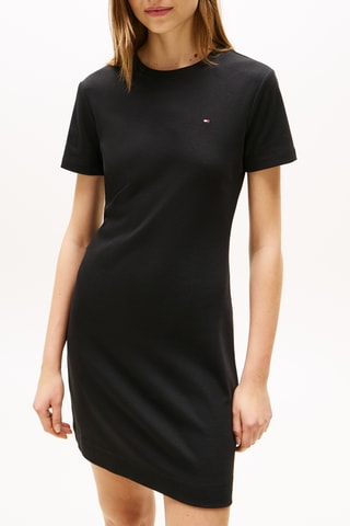 Robe t-shirt slim - Noir