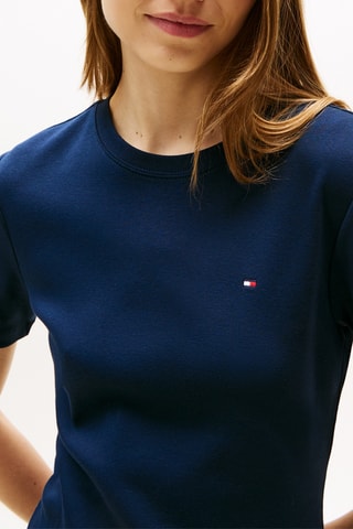 Robe t-shirt slim - Bleu marine