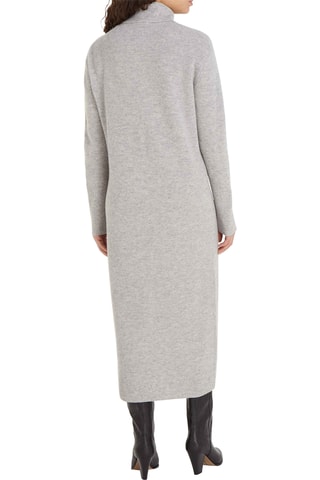 Robe pull en laine et cachemire - Gris clair