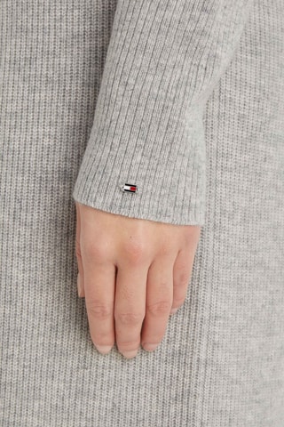 Robe pull en laine et cachemire - Gris clair