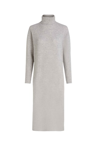 Robe pull en laine et cachemire - Gris clair