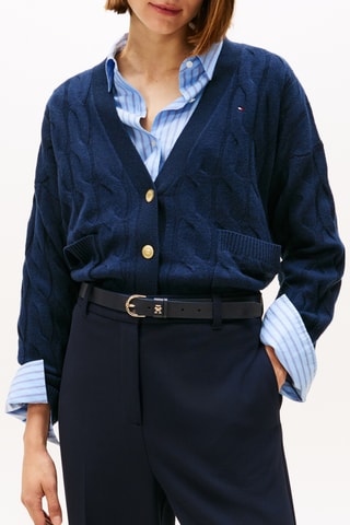 Gilet en laine - Bleu marine