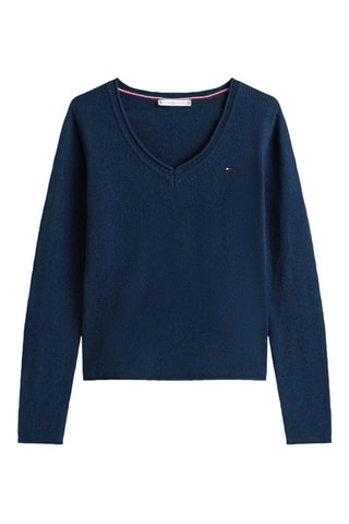 Pull en laine - Bleu marine