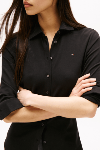 Chemisier slim - Noir