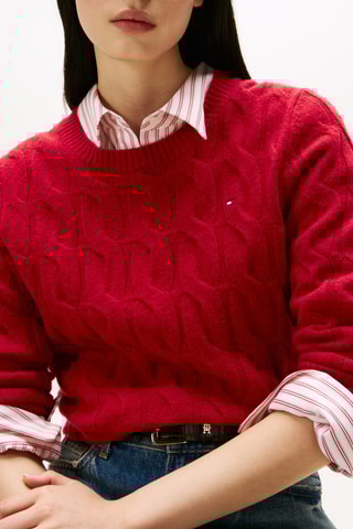 Pull en laine - Rouge