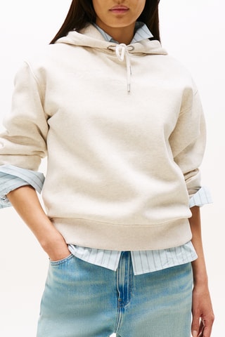 Sweat à capuche regular - Beige clair