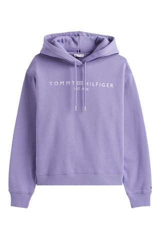 Sweat à capuche regular - Violet