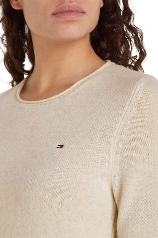 Robe pull en laine - Beige clair