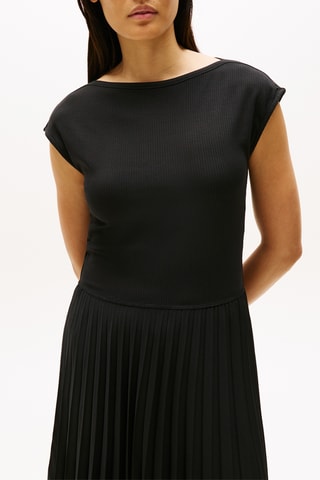 Robe trompe-l’œil - Noir