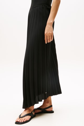 Robe trompe-l’œil - Noir