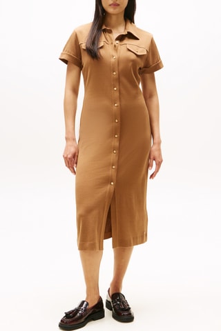 Robe chemise - Marron