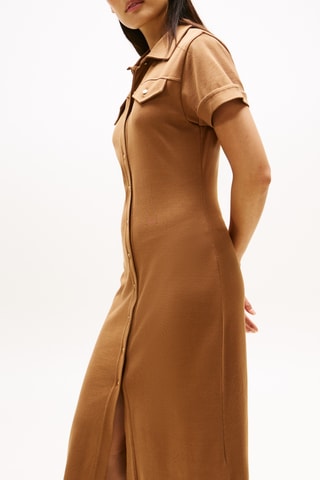 Robe chemise - Marron
