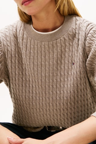 Pull en coton biologique - Taupe