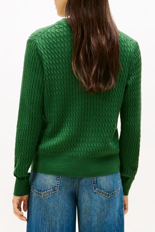Pull en coton biologique - Vert foncé