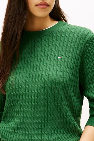 Pull en coton biologique - Vert foncé