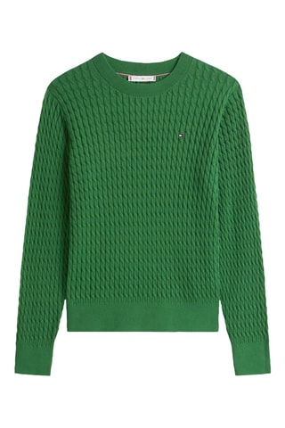 Pull en coton biologique - Vert foncé