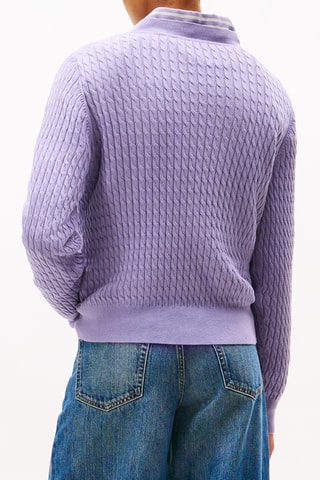 Pull en coton biologique - Violet