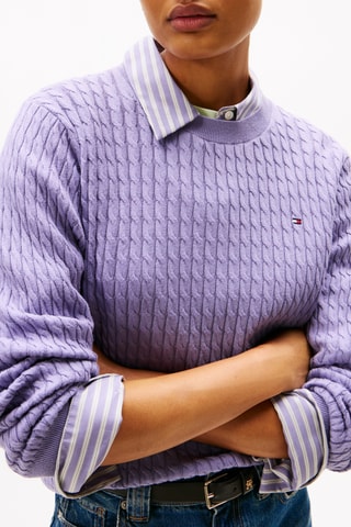 Pull en coton biologique - Violet