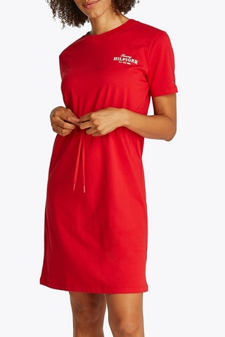 Robe t-shirt - Rouge