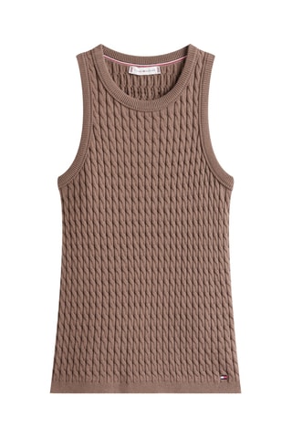 Top slim - Marron foncé