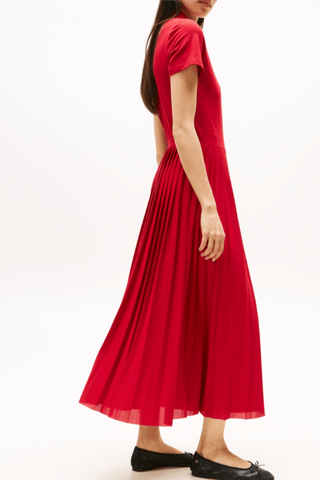 Robe portefeuille - Rouge