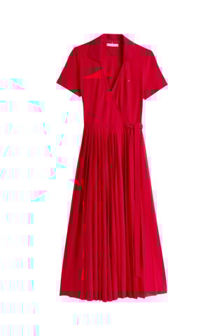 Robe portefeuille - Rouge