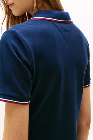 Robe Polo slim - Bleu marine