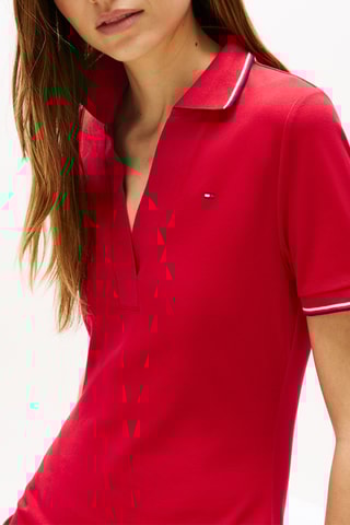 Robe Polo slim - Rouge