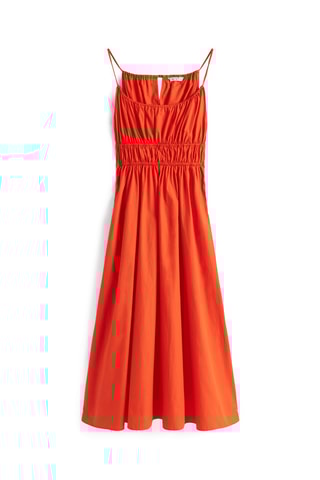 Robe longue en coton biologique - Orange