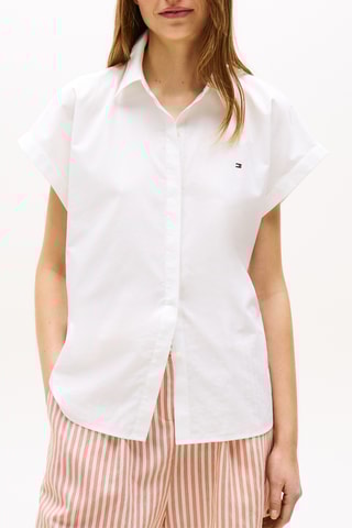 Chemisier relaxed en coton biologique - Blanc