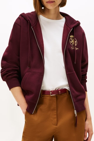 Sweat à capuche - Bordeaux