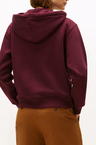 Sweat à capuche - Bordeaux