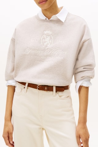 Sweat polaire - Marron clair chiné