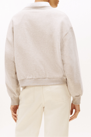 Sweat polaire - Marron clair chiné